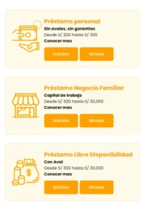 mejores préstamos digitales Perú